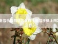 电信手机网络怎么样（电信手机上网怎么样）