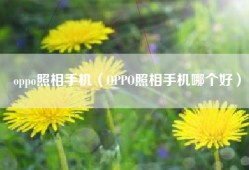 oppo照相手机（OPPO照相手机哪个好）